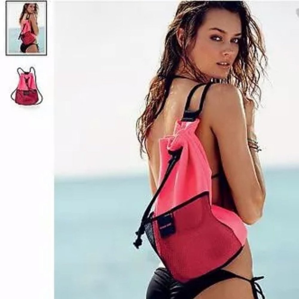 VS Neoprene Drawstring Beach Bag - Picture 2 of 5
